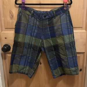 Rusty plaid shorts